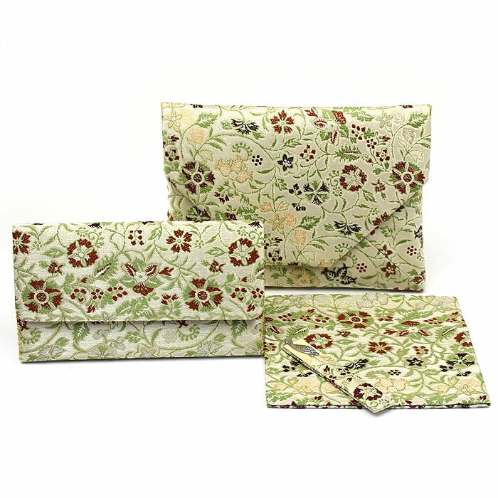 龍村美術織物 早雲寺文台裂 4点セット すきや袋 三ツ折 古帛紗 楊枝差