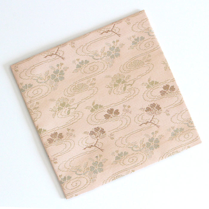 茶道具 名物裂 古帛紗 観世水に桜 （かんぜすいにさくら）