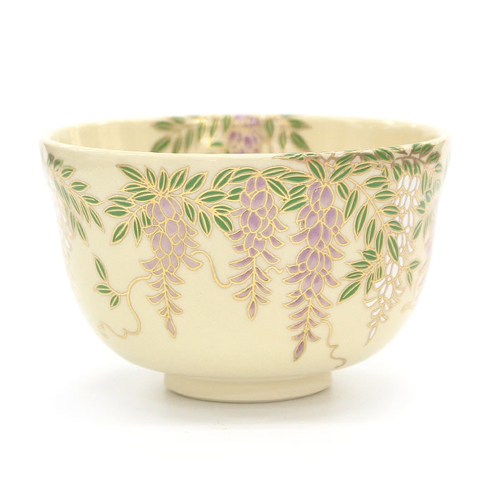 茶道具 抹茶茶碗 宮地英香作 仁清 藤