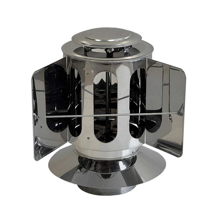 ステンレス ウエザートップ φ106mm 【ハゼ折り煙突】 | ハゼ折り煙突