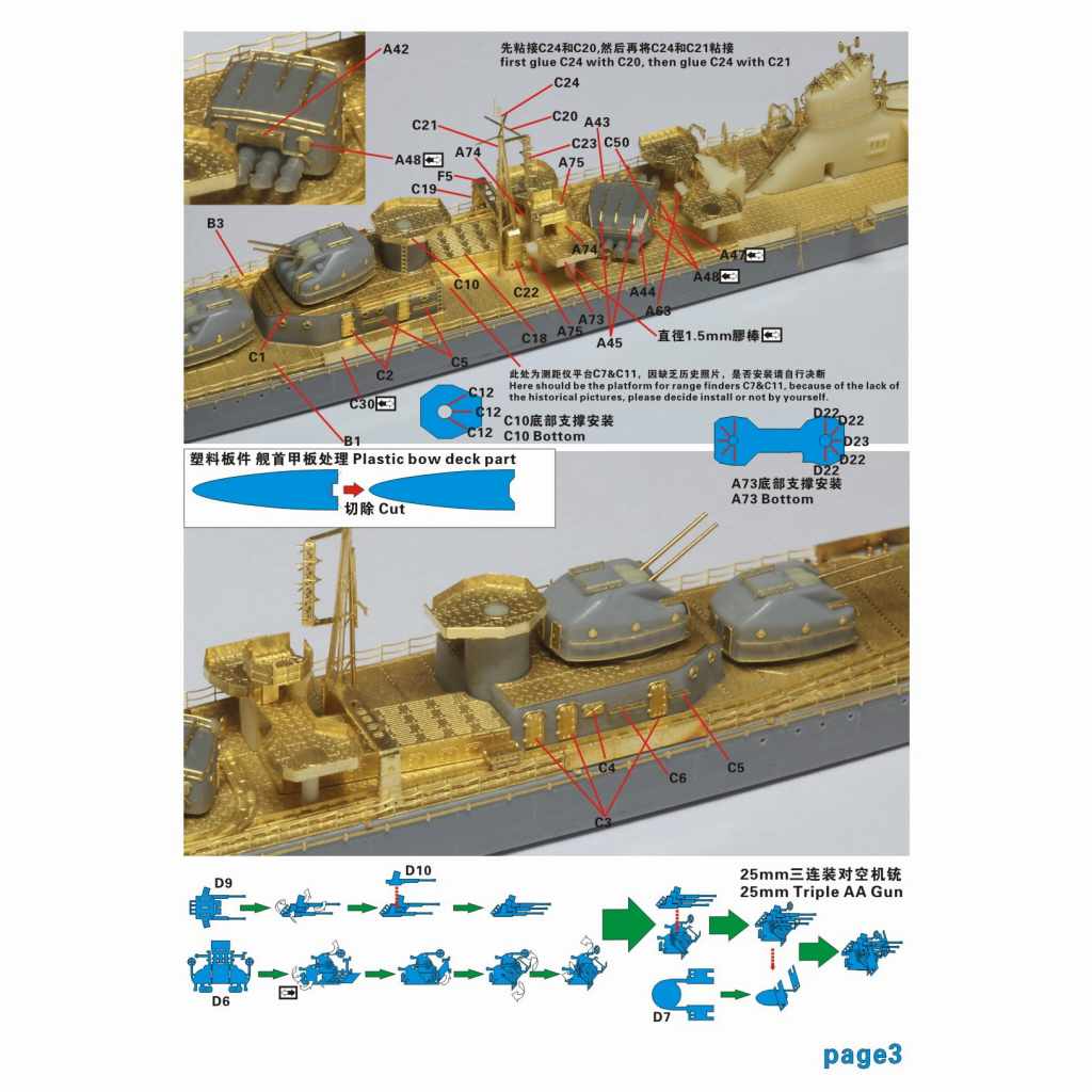 FS710259 日本海軍 駆逐艦 冬月 アップグレードセット | ファイブ