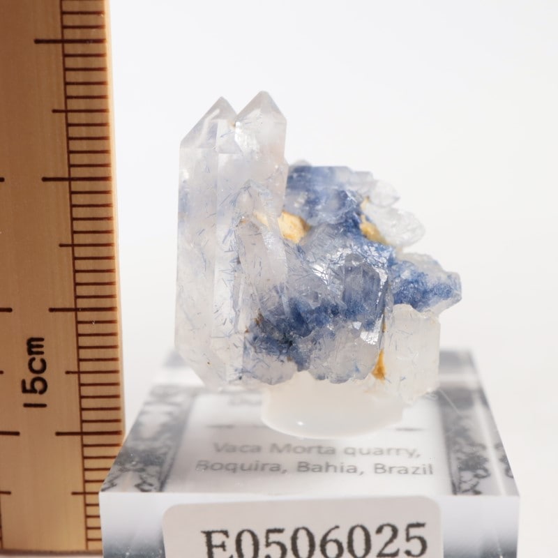 ブラジル産 デュモルチェライトインクオーツ | 鉱物標本,カ行,クォーツ