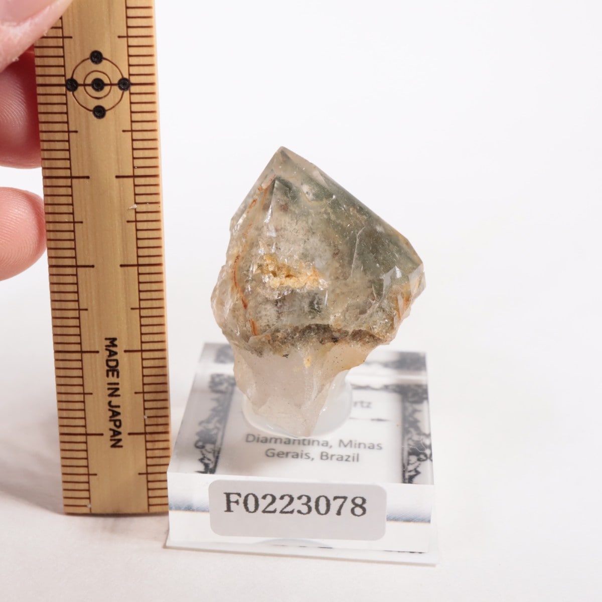 ブラジル産 ガーデンクォーツ (水晶) 鉱物標本 ブラジル産 ガーデン