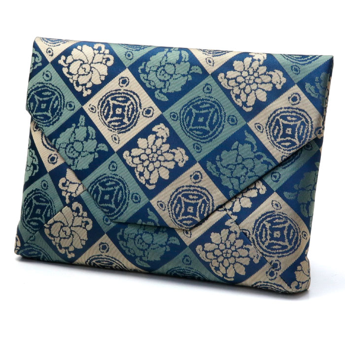 数寄屋袋 男性用 大寸 裏地紫 遠州緞子 正絹 | すべての商品 - CHATOWA