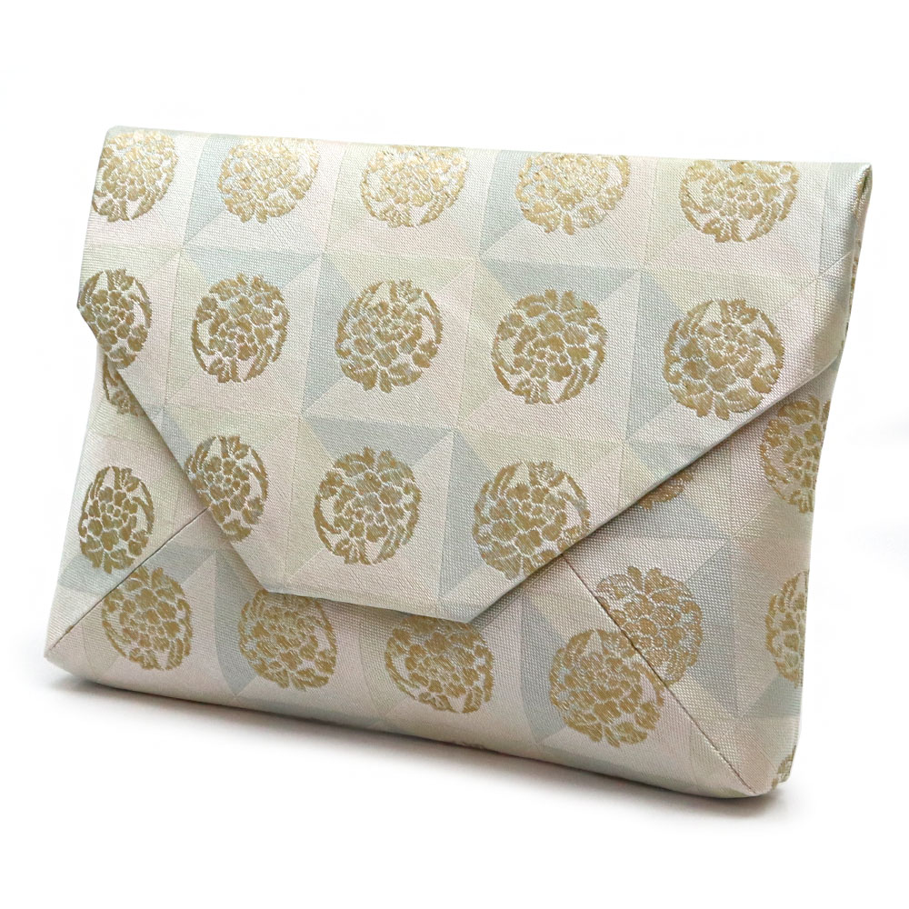 茶道具 数寄屋袋 桝形牡丹の丸 正絹 中川政七商店謹製 | すべての商品