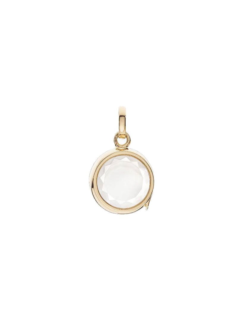 ペンダントトップ ラウンド型S (ファセットカット有)（ネックレス