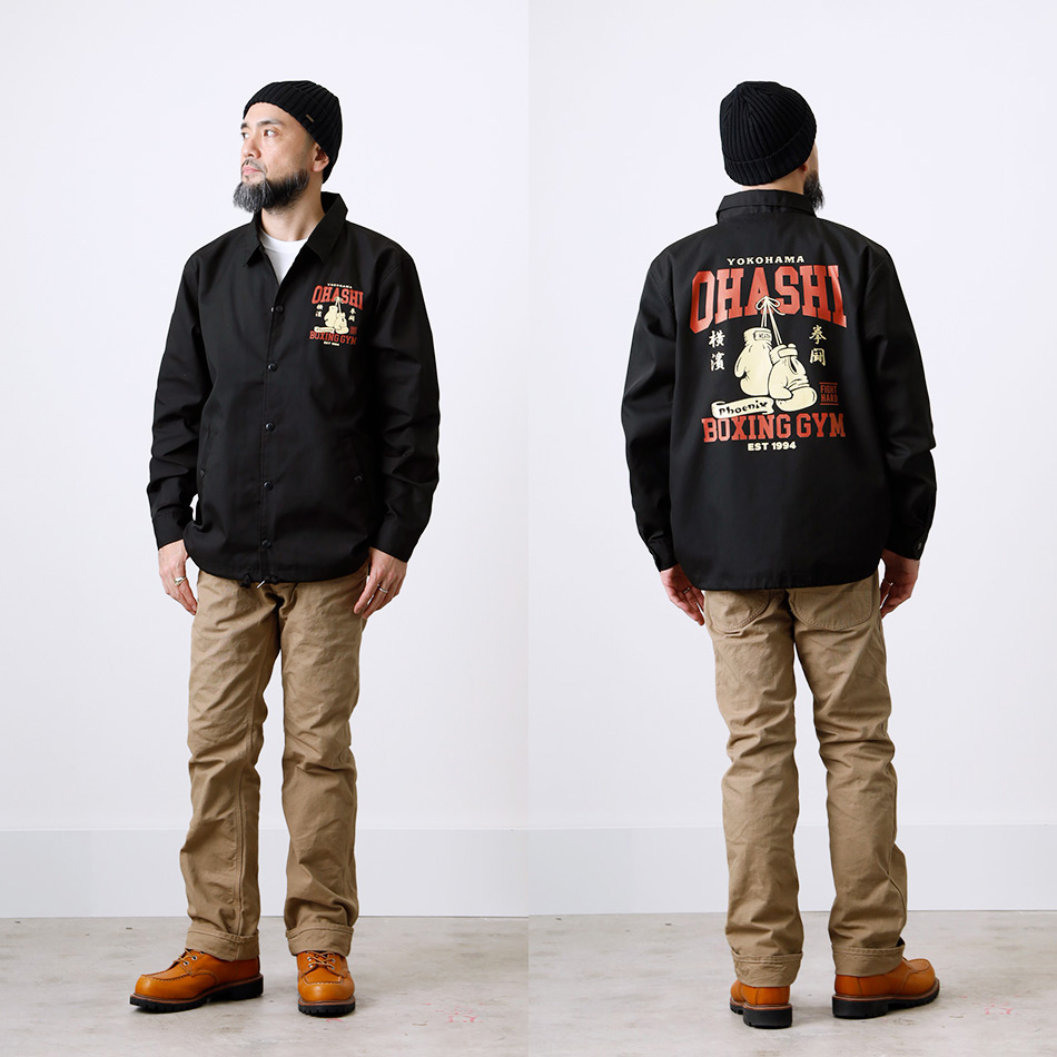大橋ボクシングジム × HEATH】公式コラボコーチジャケット “KENTO