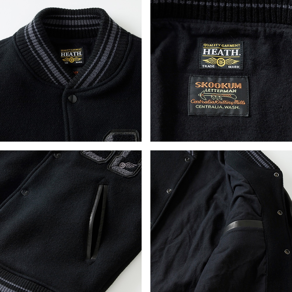 SKOOKUM X HEATH（スクーカム x ヒース） 別注 レザー スタジアム