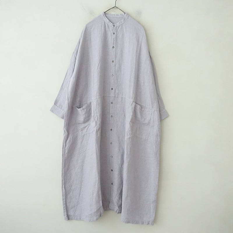 2024/定価3.6万】ネストローブ nest Robe リネン天然染めビッグシャツ