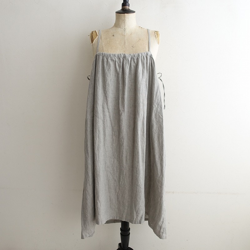 ネストローブ nest Robe トップリネン2wayキャミソールワンピース F