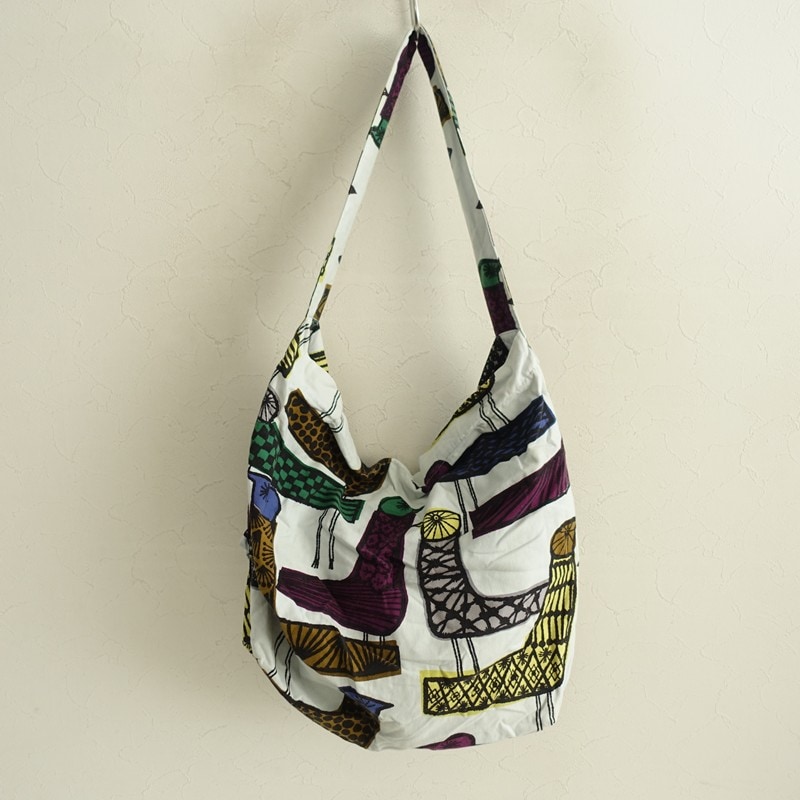 ミナペルホネン mina perhonen sora checkショルダーバッグ大 (ba11