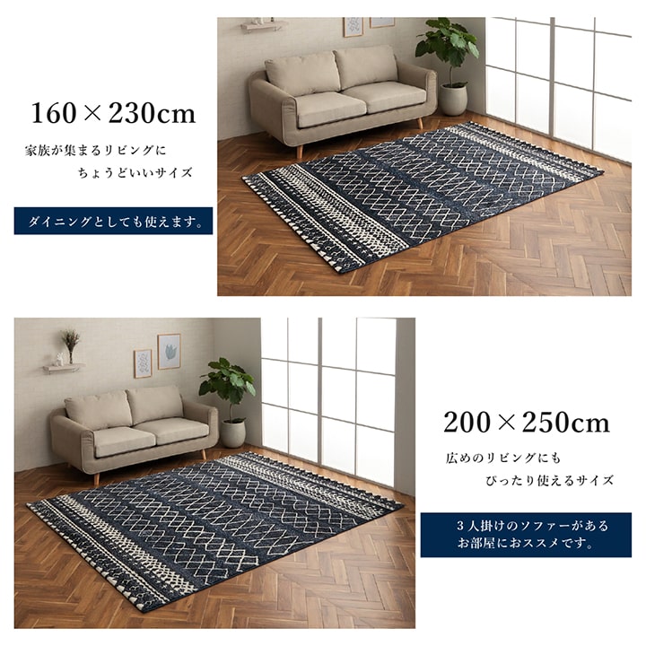 ウィルトンラグ エディア トルコ製 モノトーン カジュアル｜イケヒコ