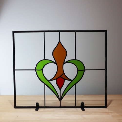 ステンドグラス アンティーク風 装飾 W480×H400×T6 INK-Sglass8