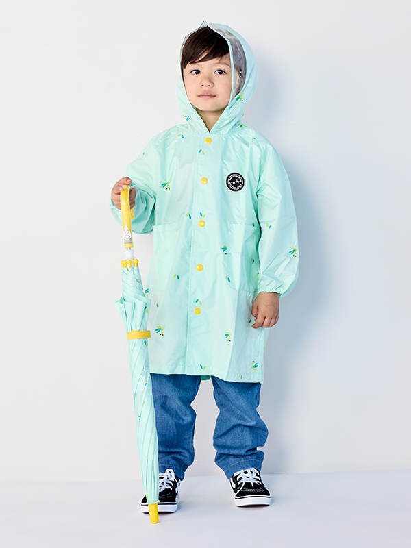 葉っぱに擬態？！かまきりくんレインコート スカイブルー | Insect