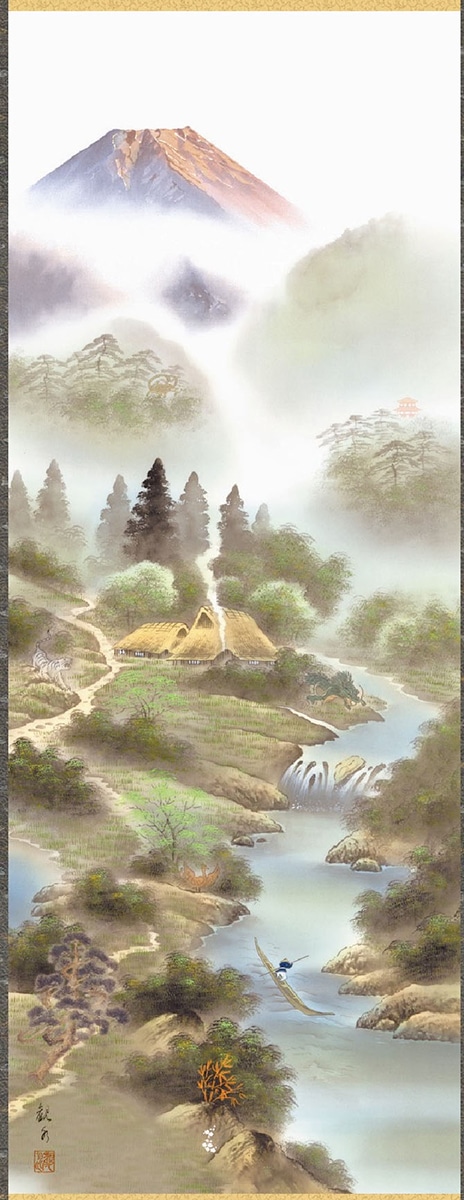 開運掛軸 【風水霊峰四神図】 狭山観水筆 | 趣味・嗜好品 | 日用品から