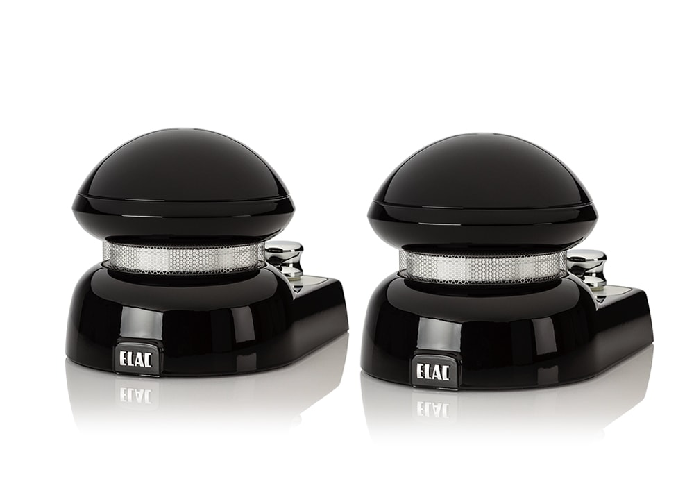 ELAC - 4PI PLUS.2/ハイグロスブラック（ペア）リボン型スーパー