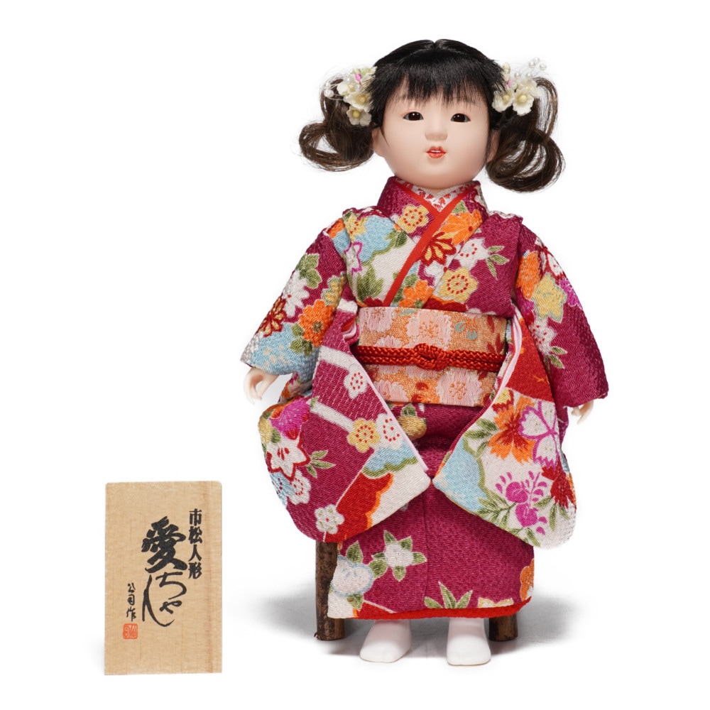 市松人形】5号 愛ちゃん(座)〈公司作〉[223-025] ｜雛人形・五月人形の