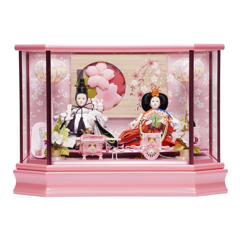 ディズニー 雛人形セット 桜背景付き ディズニー 雛人形セット 桜背景付き