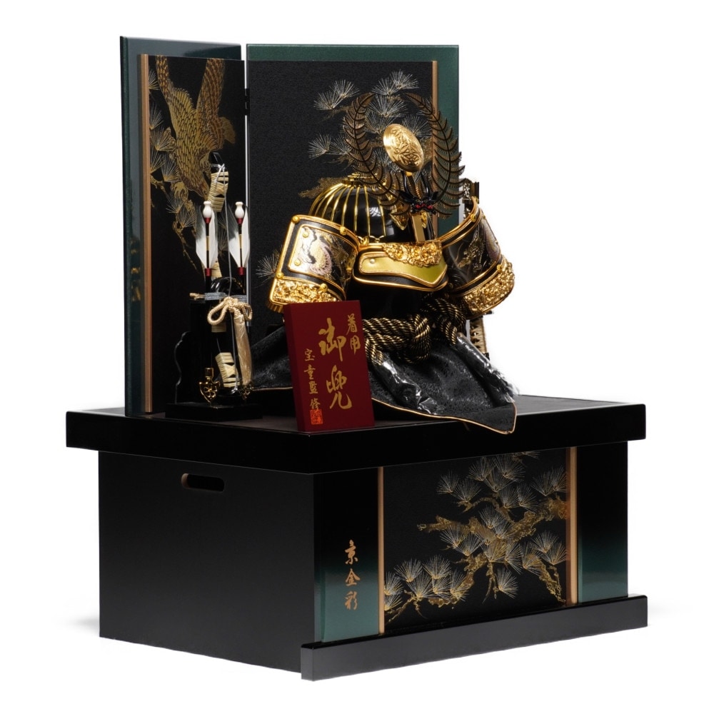 五月人形】20号 徳川家康 着用 兜収納飾り〈宝童作〉 ｜雛人形・五月