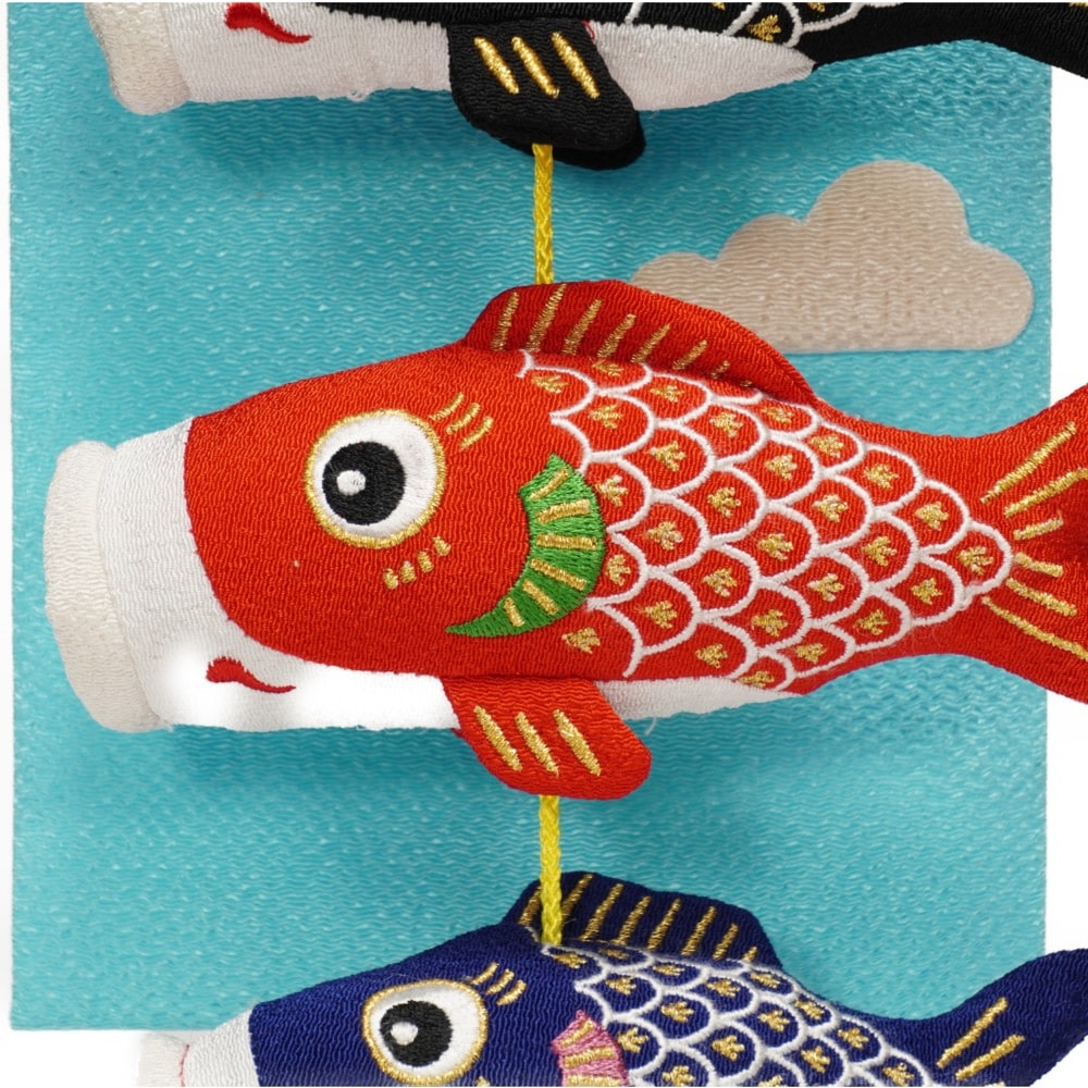 つるし飾り】空色飾り鯉のぼり(小) 〈男の子〉[225T-098] ｜雛人形・五