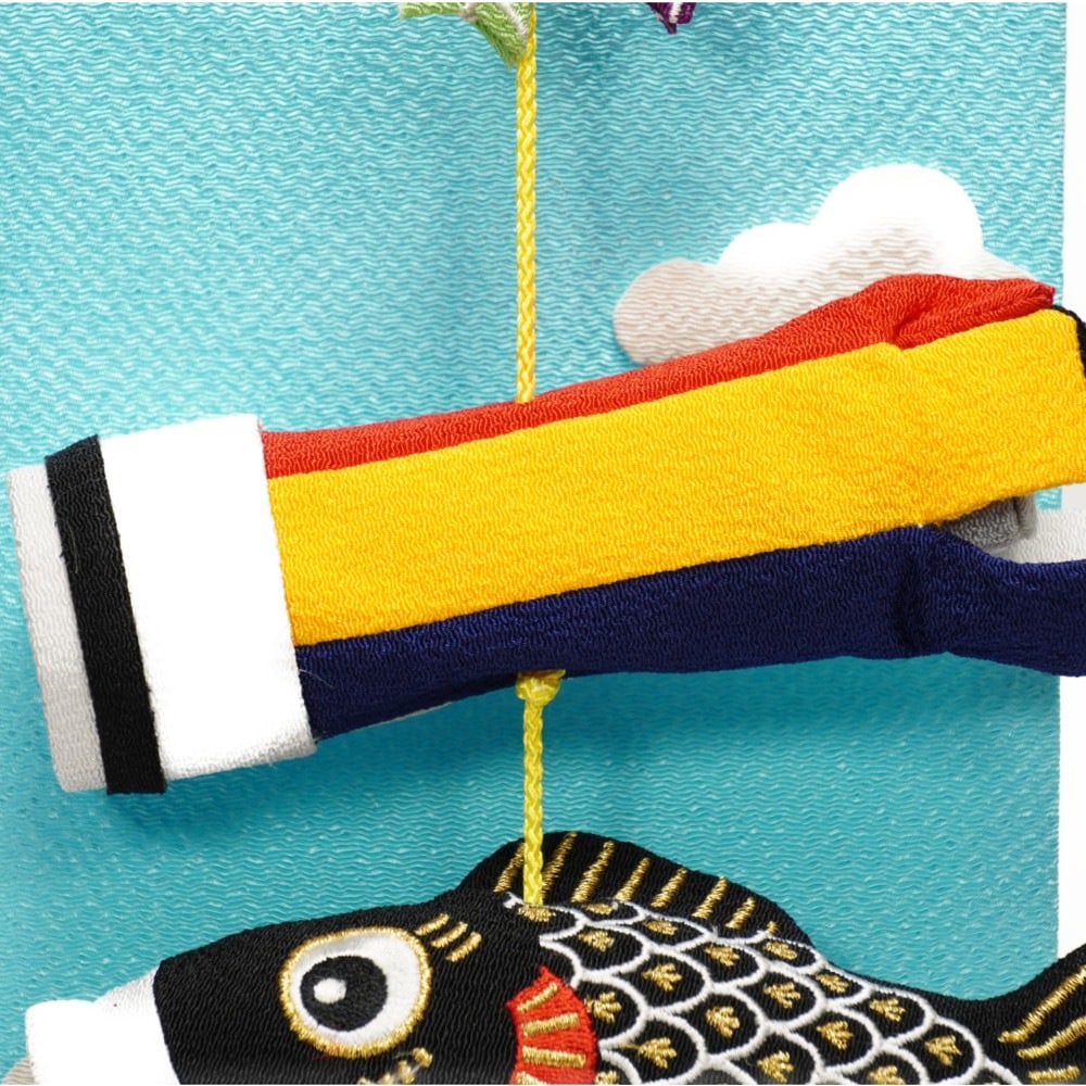 つるし飾り】空色飾り鯉のぼり(小) 〈男の子〉[225T-098] ｜雛人形・五