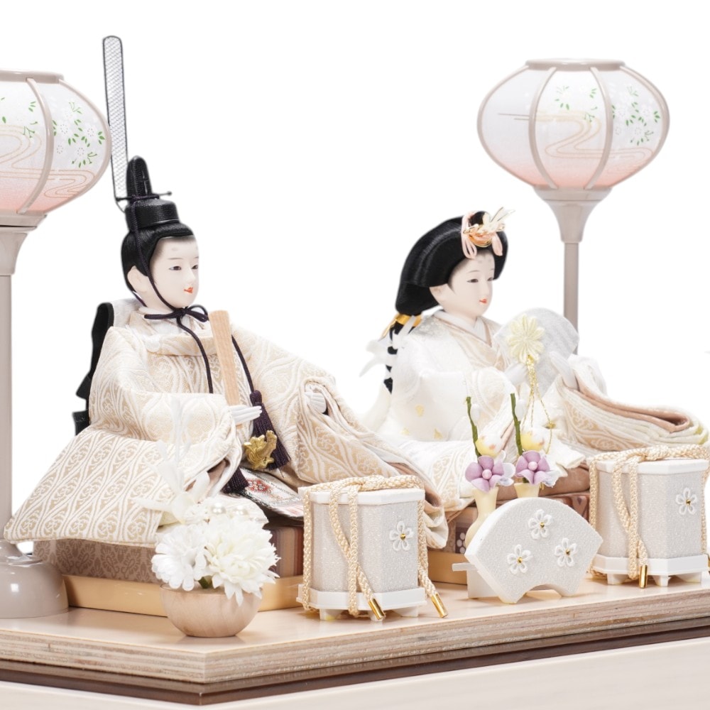 雛人形】芥子「雪峰」 親王揃いアクリルケース飾り | 雅秀作 ｜雛人形