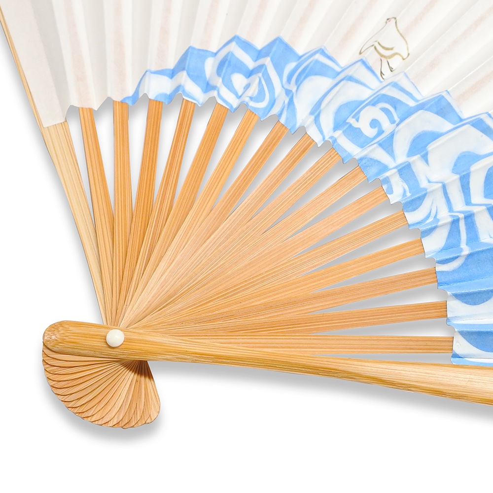 オリジナル手描き扇子「千鳥」｜和装小物 井澤屋