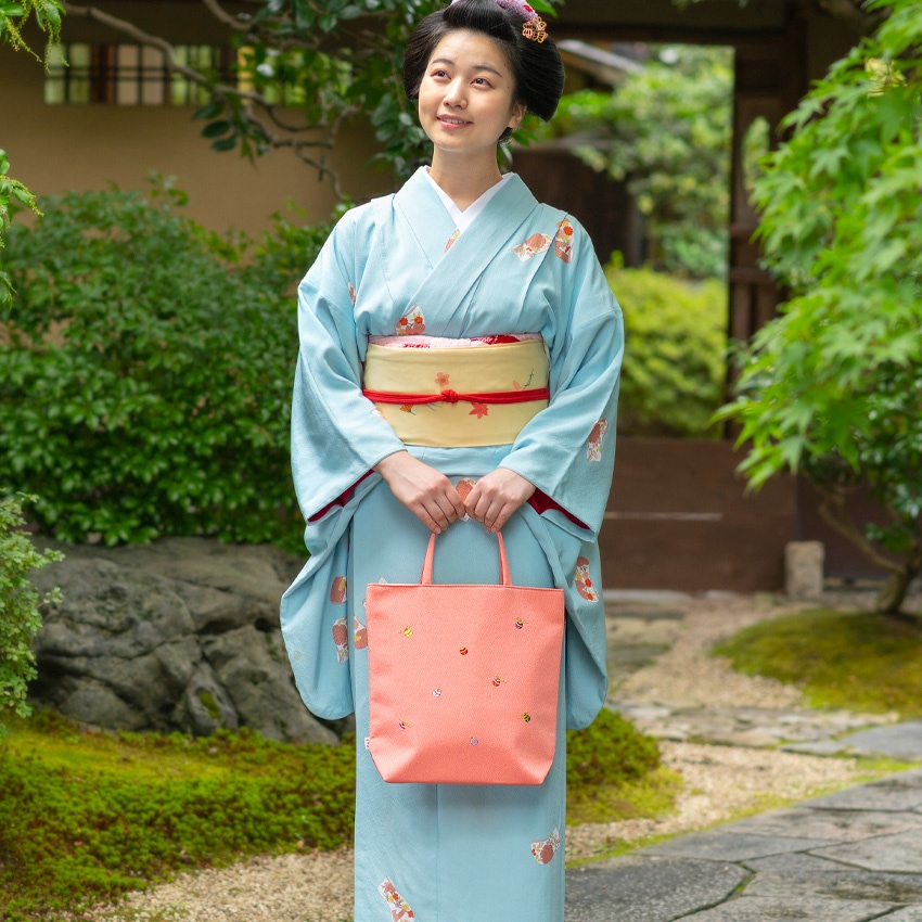 道中バッグ「小鈴」｜和装バッグ 着物用トートバッグ