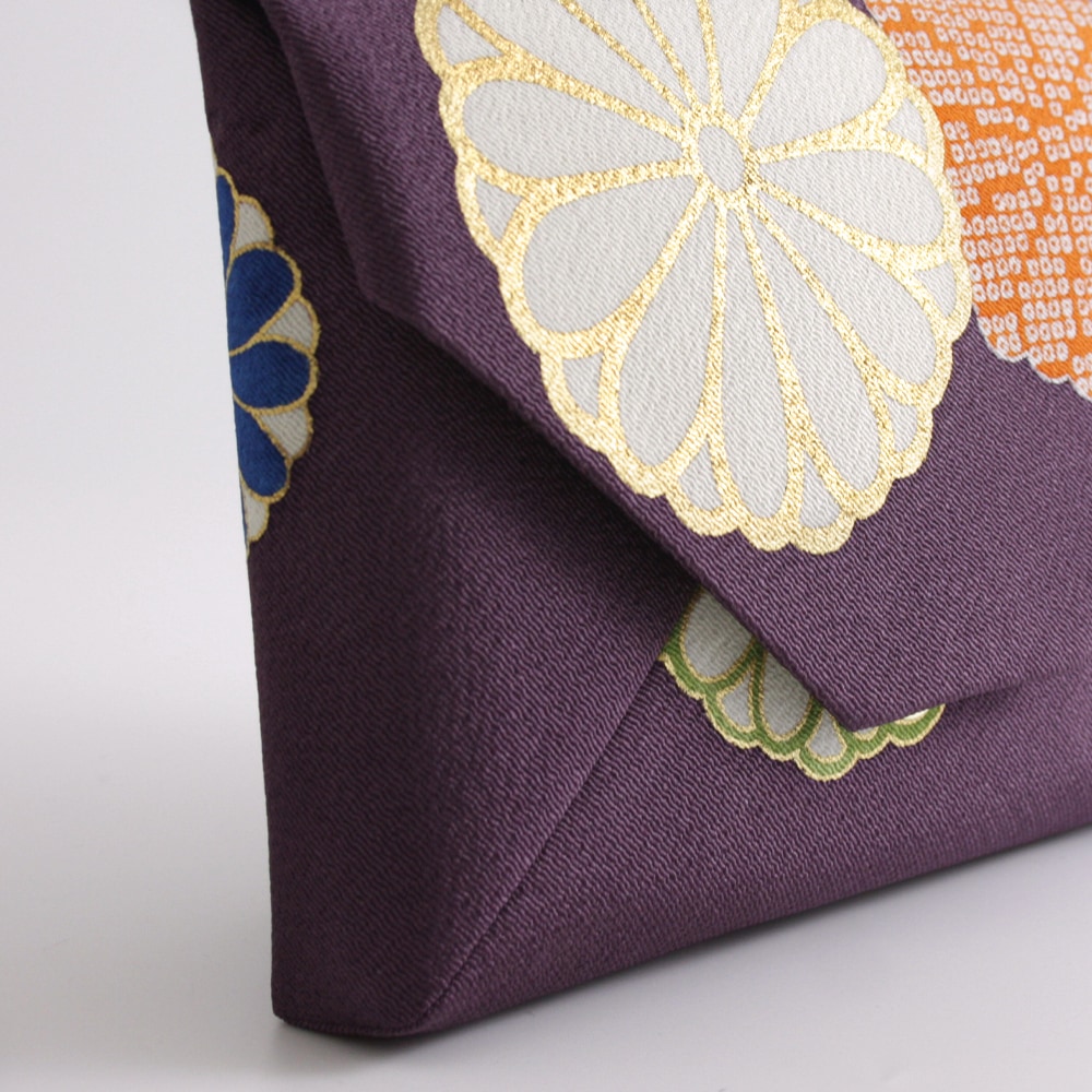 京友禅 菊文様数寄屋袋