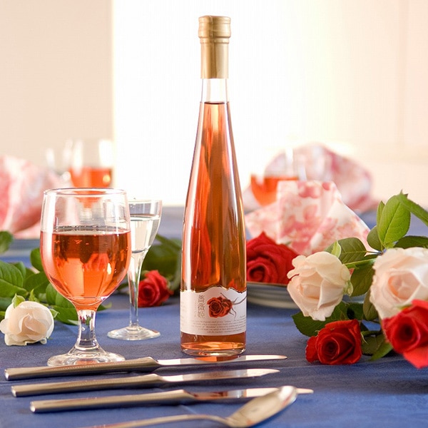 一宮酒造 薔薇酒「薔薇姫」375ml～食用バラと日本酒のコラボ