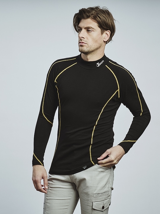 Jawin】 52024 ハイネックロングスリーブ [秋冬]＜名入れ刺繍加工不可