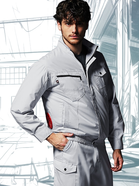 Z-DRAGON】 74020 空調服(R)長袖ブルゾン(ファン無し) [春夏]通販