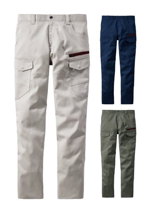 Z-DRAGON】73202 エコ製品制電ストレッチノータックカーゴパンツ[2024