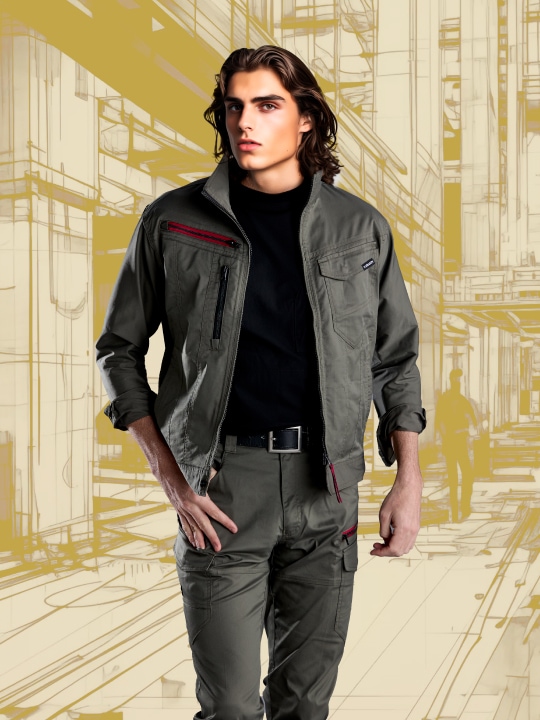 Z-DRAGON】 77200 エコ製品制電ストレッチ長袖ジャンパー[2025年春夏