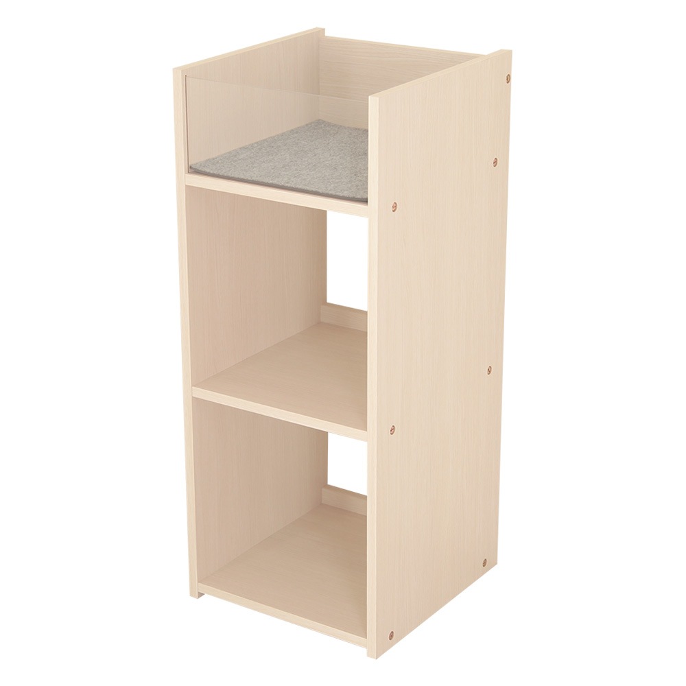 レコードコレクションラック 幅37cm×奥行39cm レコード約250枚収納