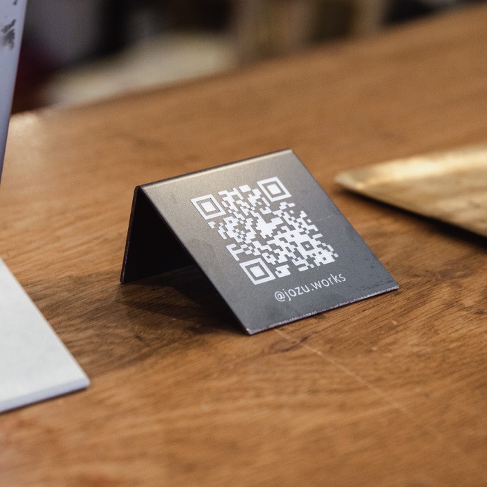 卓上QRコードスタンド（鉄） | 看板,卓上サイン | オリジナル家具