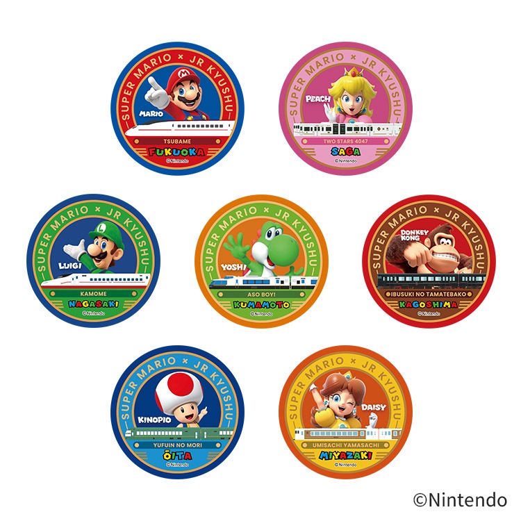 スーパーマリオ×JR九州」オリジナル アクリルマグネットコレクション