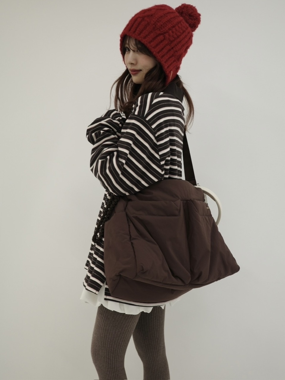 予約販売/4月上旬】パファーショルダーバッグ #2カラー | JUMELLE