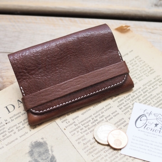 送料無料】名刺入れ（ブラウン）【レザークラフトキット（SL-700EX専用