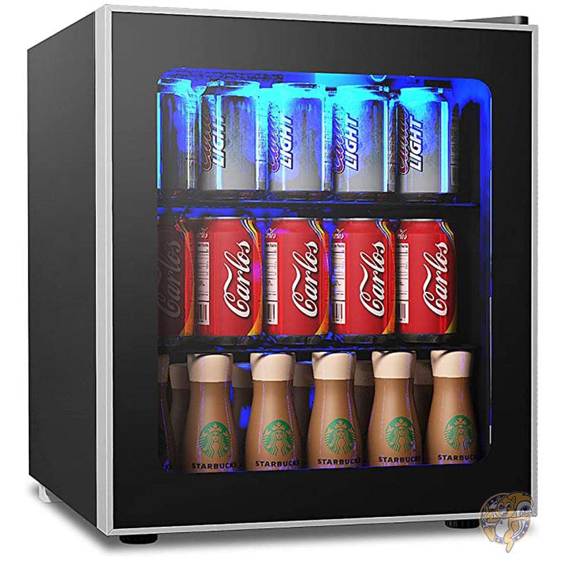 冷却ファン付き小型冷蔵庫✨led