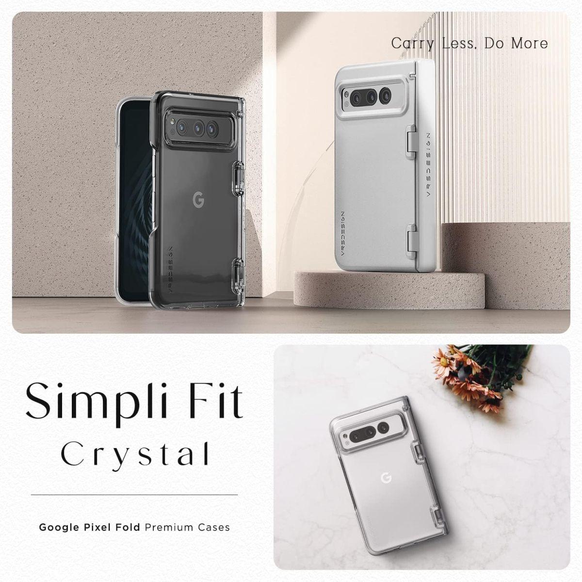 VRS】 Pixel Fold 対応 スリム ケース ヒンジカバー 付き 傷防止