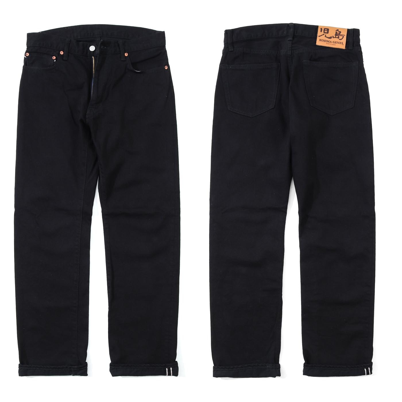 13oz Selvedge Black Straight Denim / 13ozセルビッチ ブラック