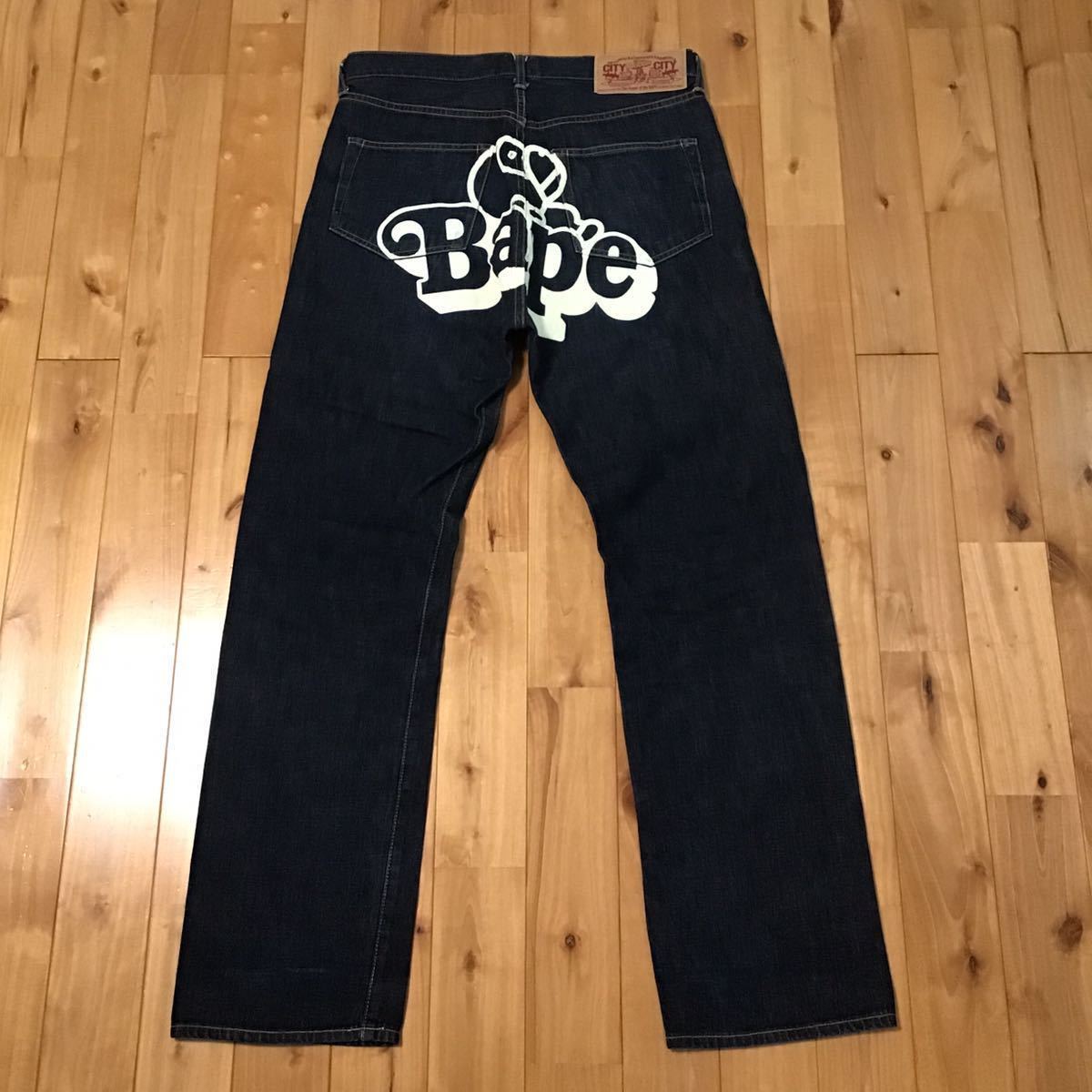 BAPE お昼寝 マイロ デニム パンツ Mサイズ a bathing ape BAPE milo