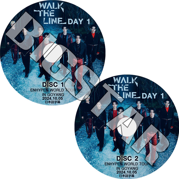 K-POP DVD ENHYPEN WORLD TOUR コンサート WALK THE LINE DAY1 2枚Set