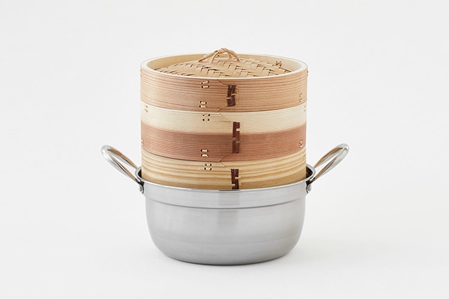 杉 中華せいろ 18cm 鍋セット[ガス・IH対応 本体2 ふた1] | せいろ,鍋
