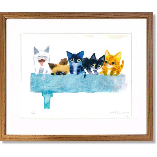 絵画 渡辺あきお・スマイル 版画 インテリア | 渡辺あきお | 絵画生活