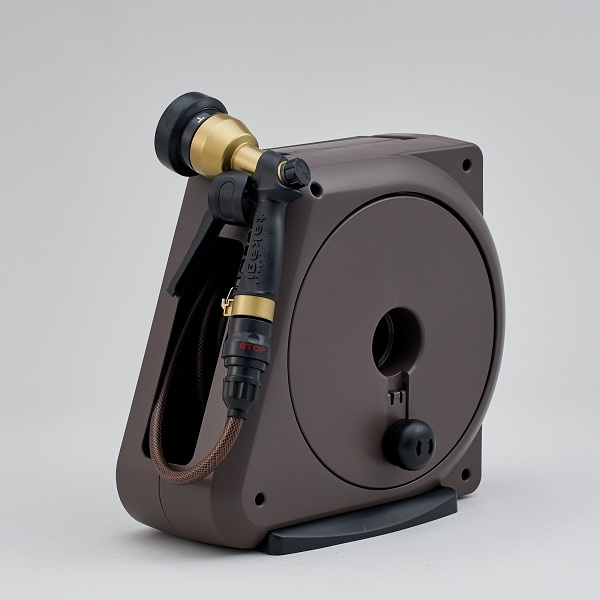 コンパクトガーデンリールⅡ20m ブラウン ブラウンホース｜ロイヤル