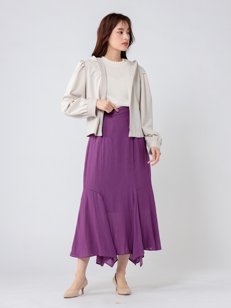 ジョーゼット後レースアップマーメイドスカート｜KarLParkLane Style