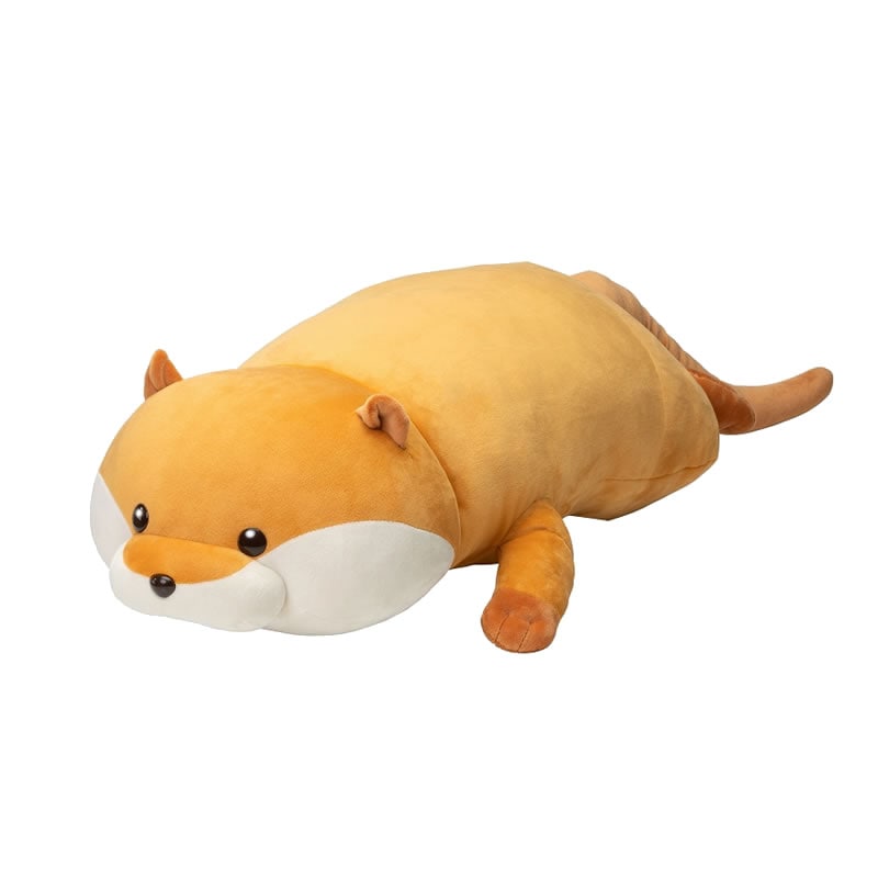 同梱不可】可愛い嘘のカワウソ 大きな寝そべりぬいぐるみ(超ビッグぬん