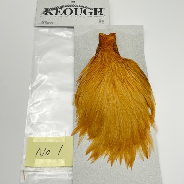 KEOUGH ハックルケープ ＃2 ライトジンジャー No.1